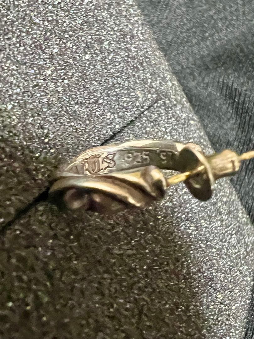 クロムハーツ スクロールピアスChrome Hearts HOOP SCROLL