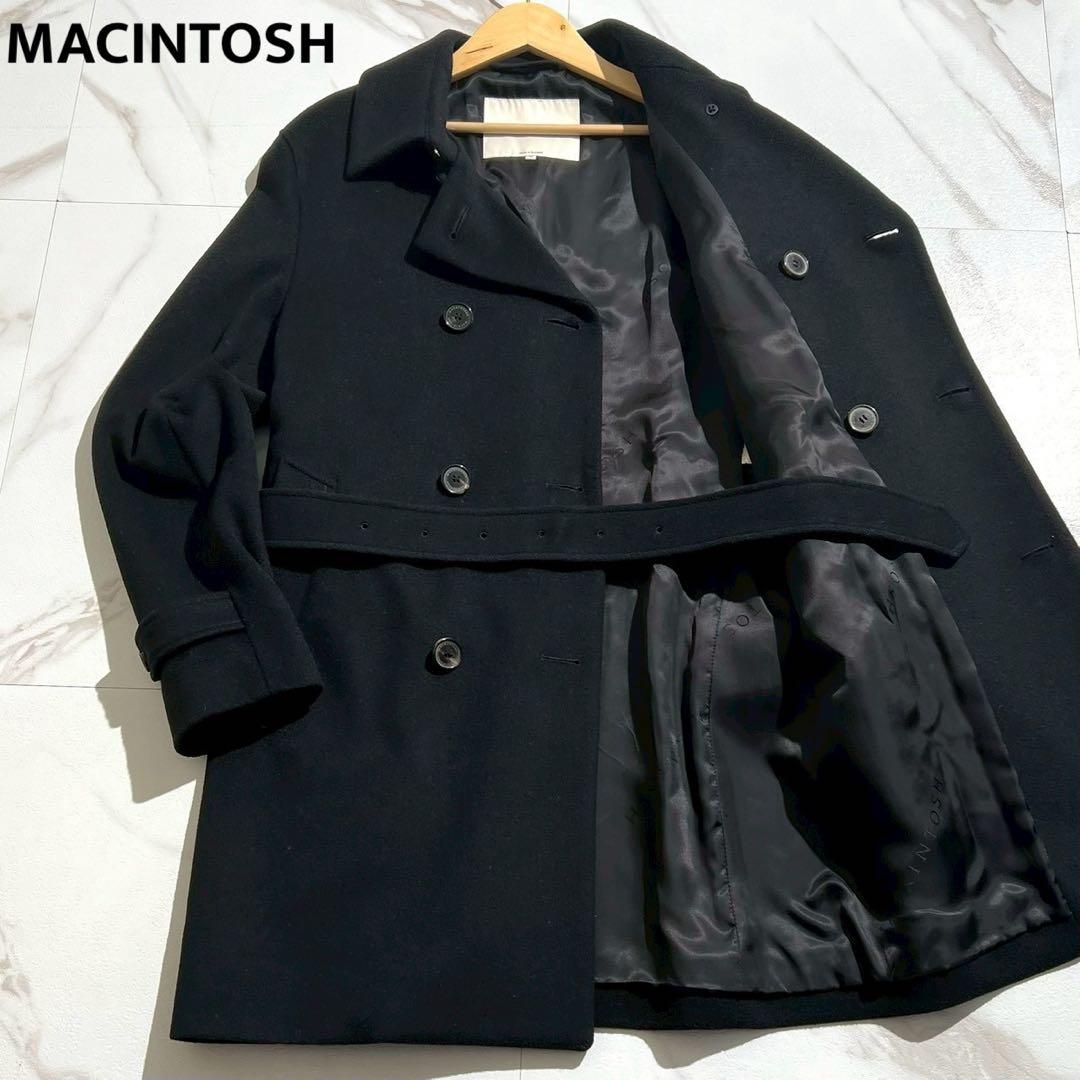 極美品 マッキントッシュ 白タグ ピーコート ダブル 40 Lサイズ 【207】