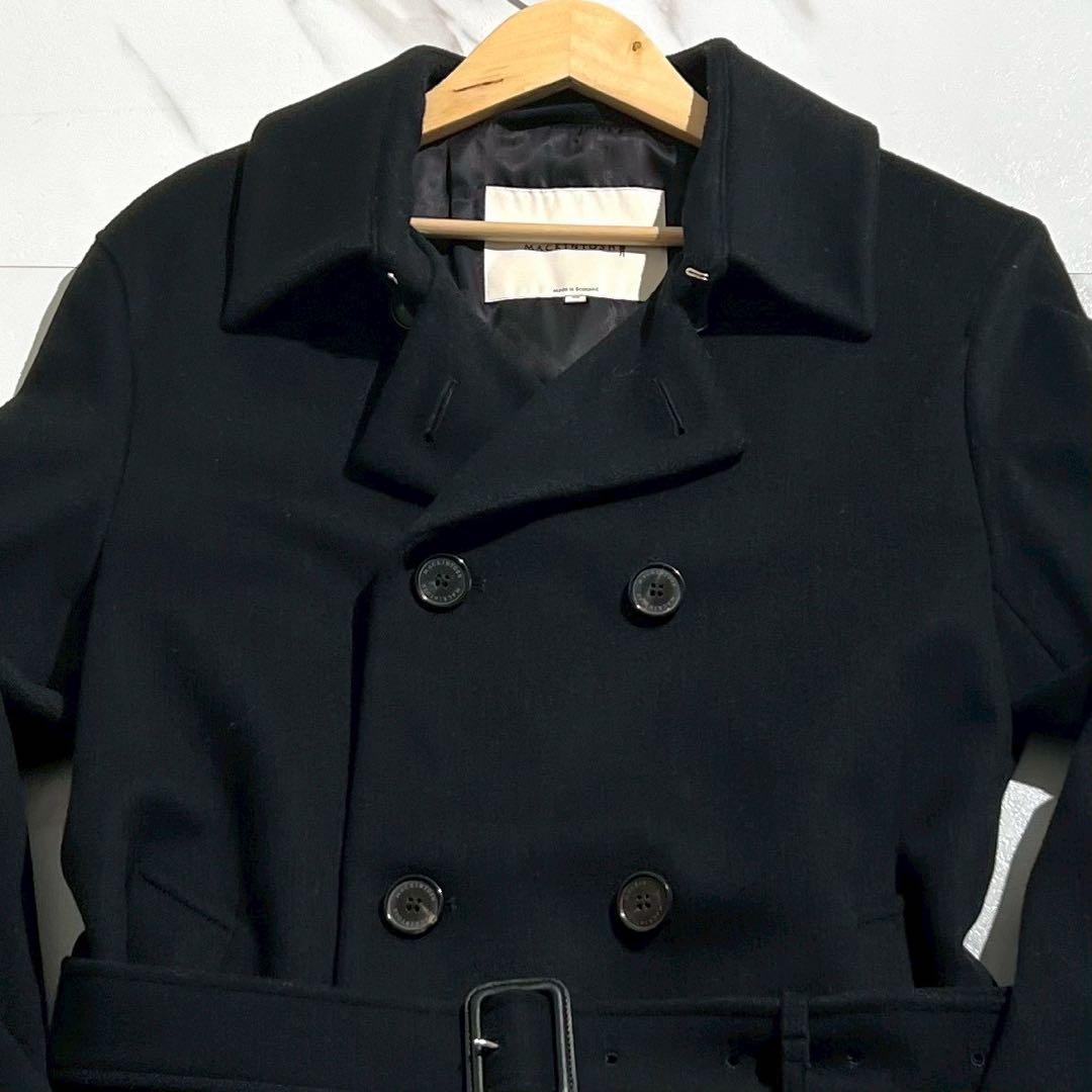 極美品 マッキントッシュ 白タグ ピーコート ダブル 40 Lサイズ 【207】