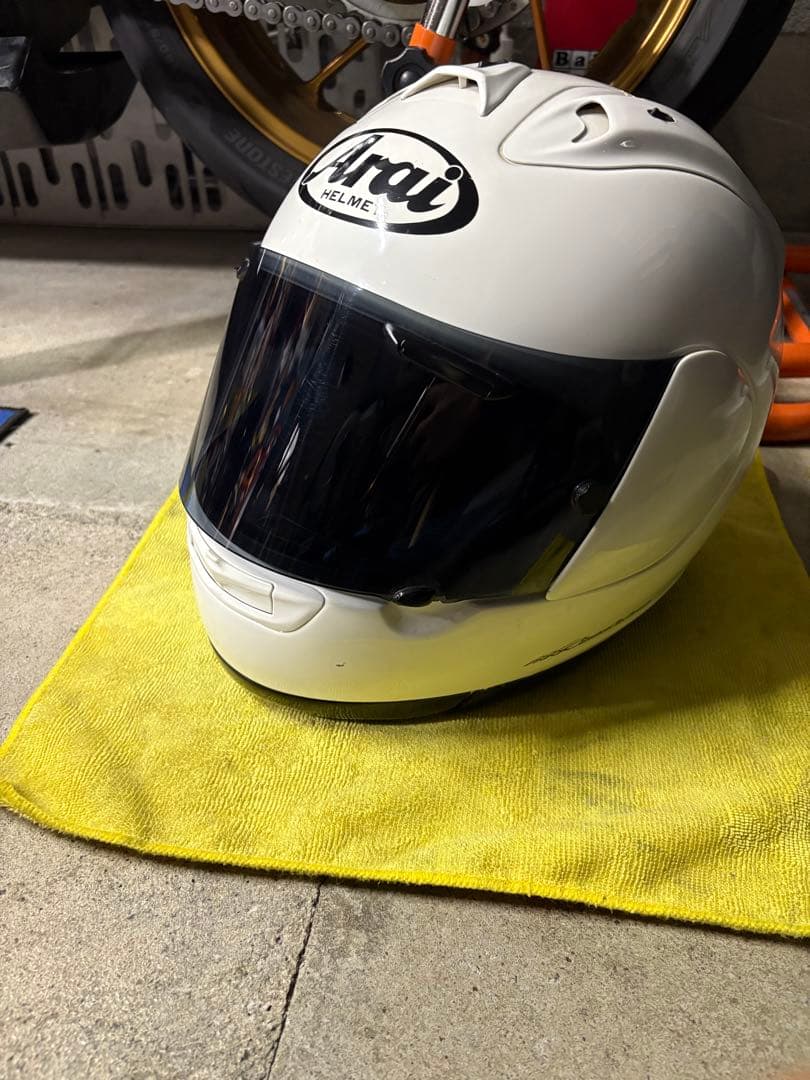 arai RX7 RR4 59-60cm フルフェイスヘルメット　白ヘル