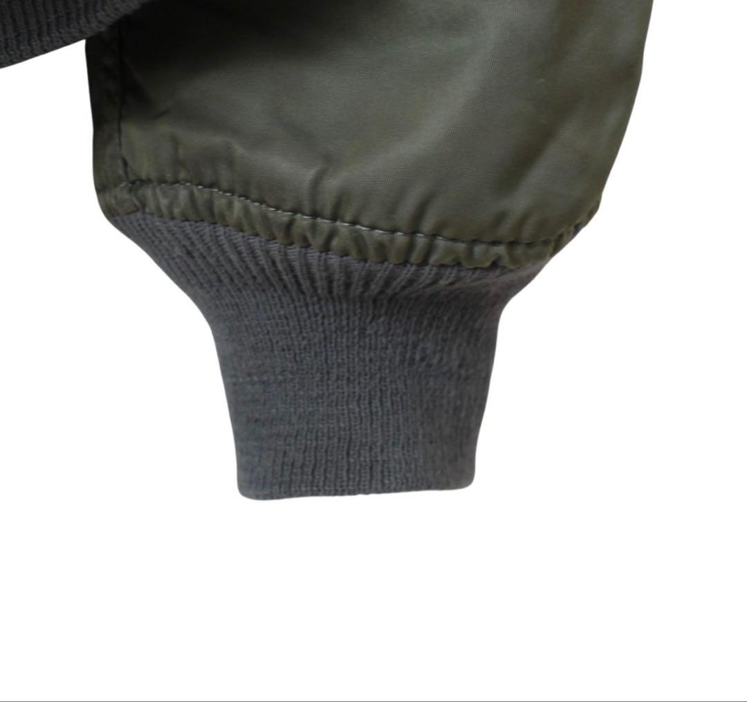 ALPHA 90s フライトジャケット MA-1 USA製セージグリーン M