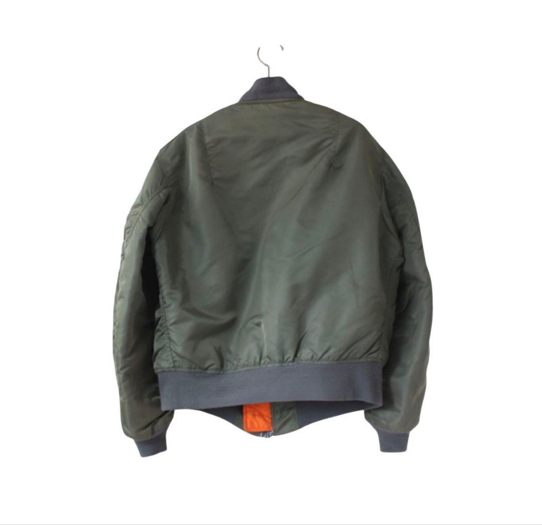 ALPHA 90s フライトジャケット MA-1 USA製セージグリーン M