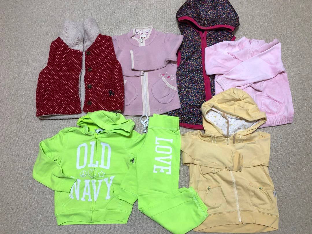 一時セール【110㎝　女の子】ブランド80着　春夏秋冬　まとめ売り