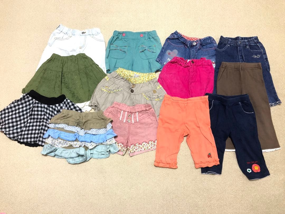 一時セール【110㎝　女の子】ブランド80着　春夏秋冬　まとめ売り