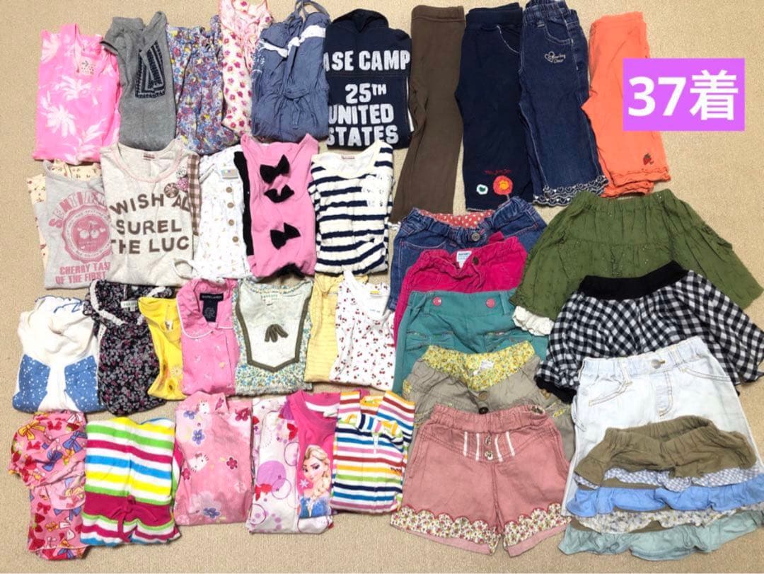 一時セール【110㎝　女の子】ブランド80着　春夏秋冬　まとめ売り