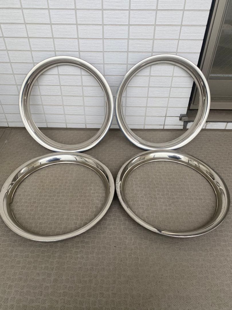 ムーンアイズ USDM 15インチ ステンレス トリムリング ホイールキャップ