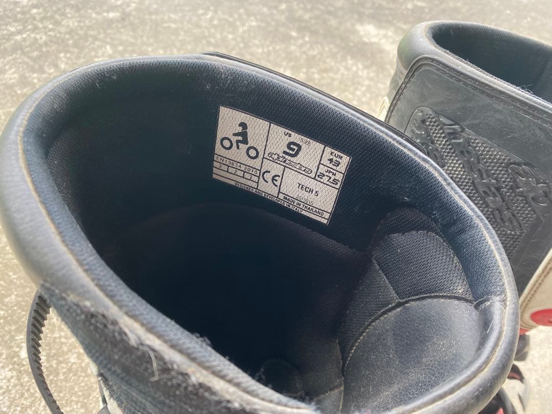 中古 Alpinestars アルパインスターズ モトクロス ブーツ US9