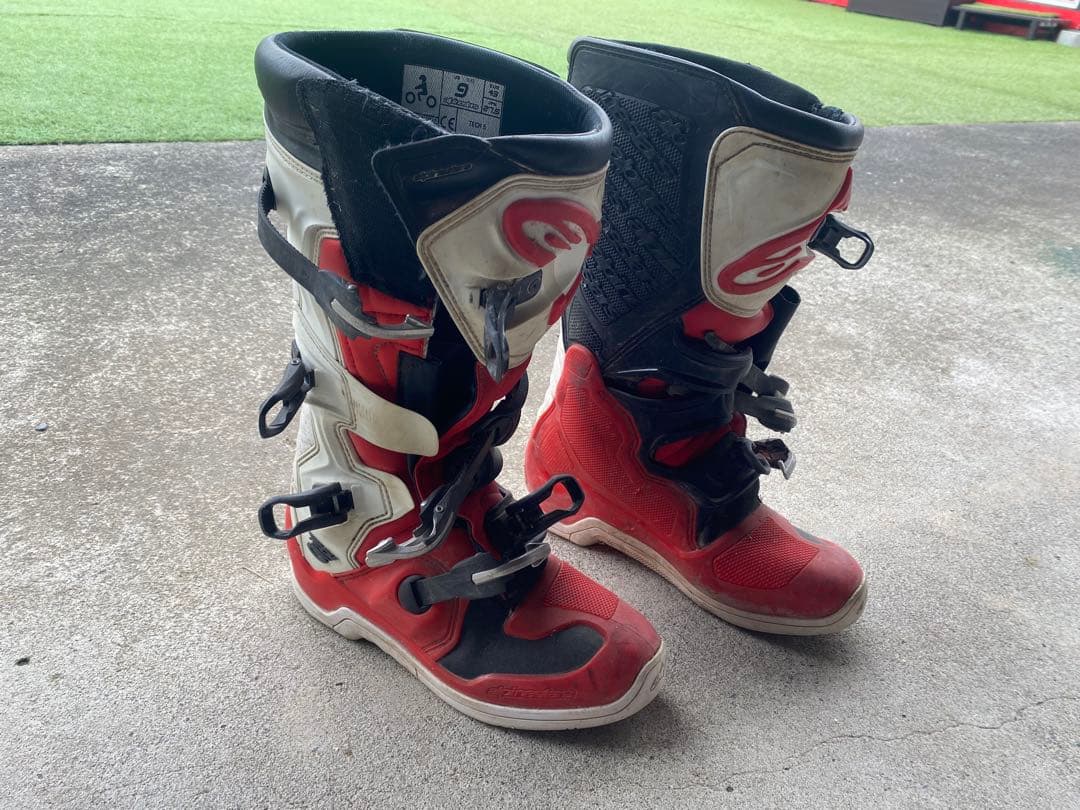 中古 Alpinestars アルパインスターズ モトクロス ブーツ US9