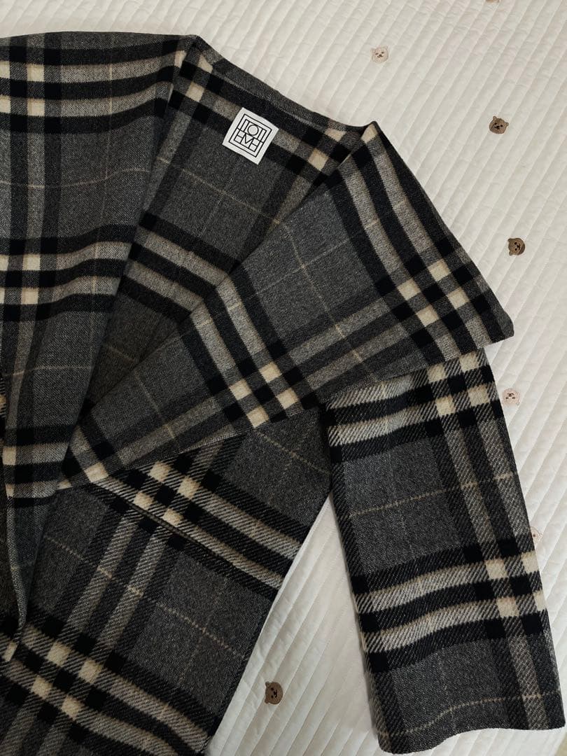 toteme トーテム チェックコート