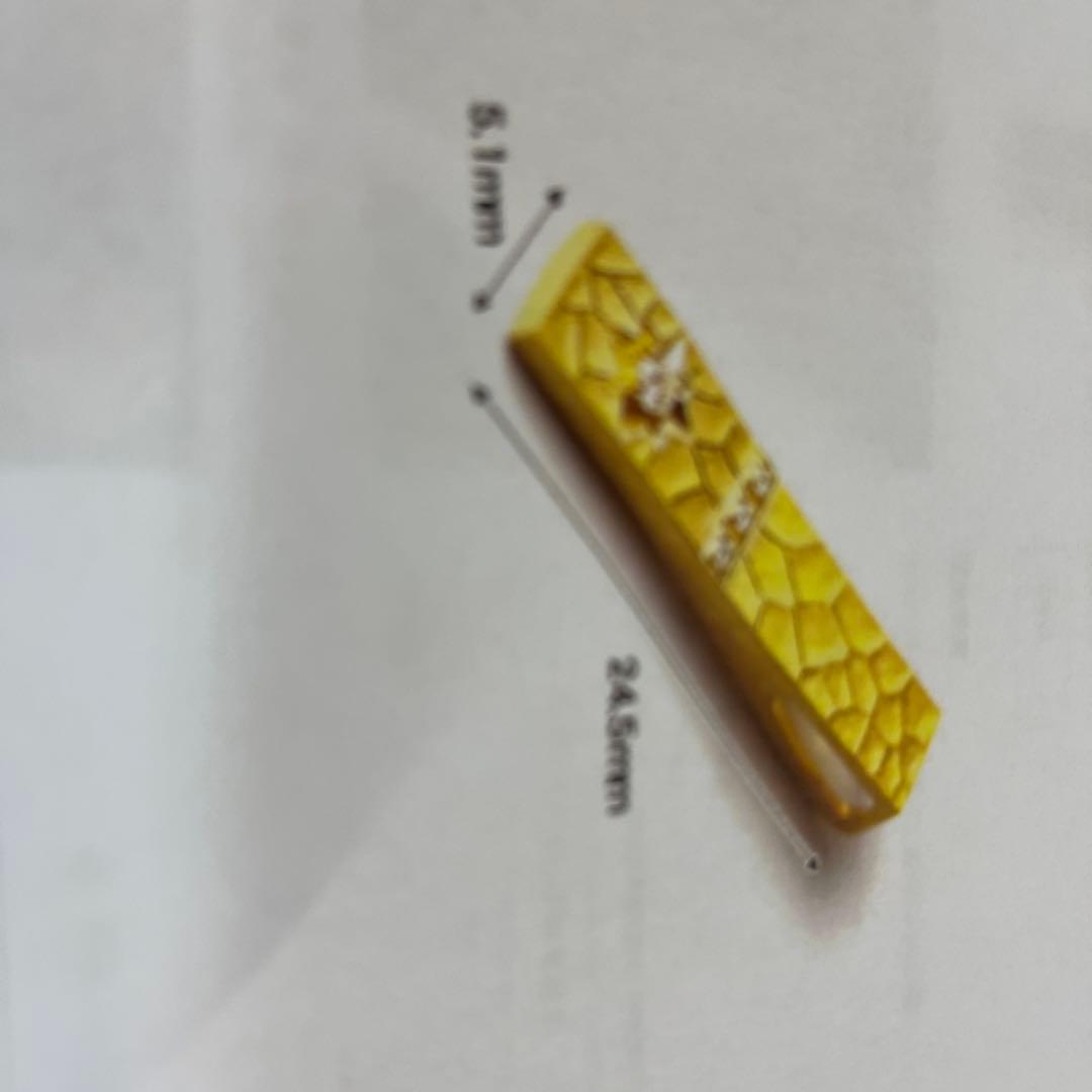 24金ダイヤモンド入りペンダントトップ