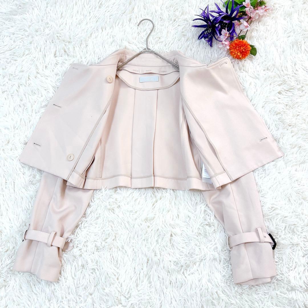 新品タグ付✨セルフォード キャンディースリーブ ショート トレンチジャケット