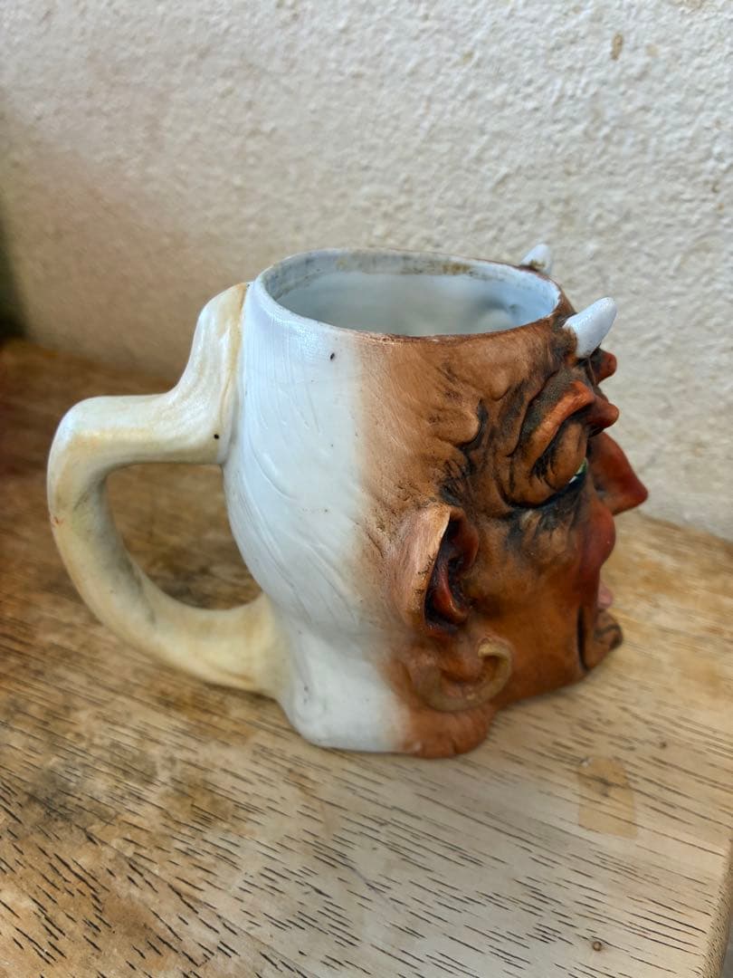 ビンテージ　デビル 悪魔　レッドデビル アンティーク　サタン　マグカップ