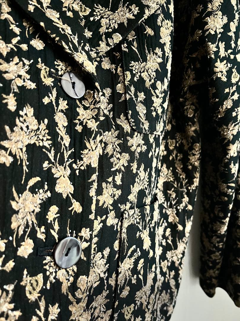 GREEDinternational クラシカルフローラルジャガード ジャケット