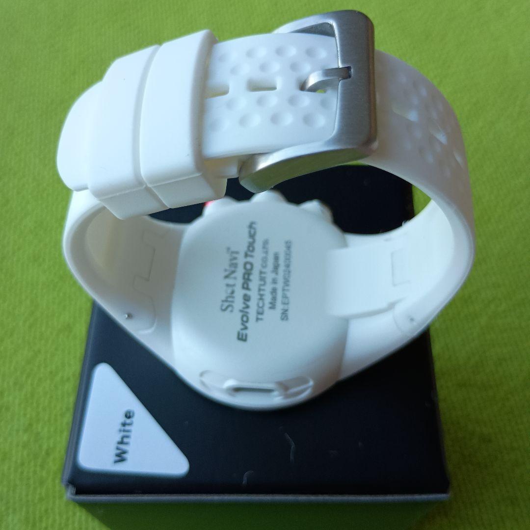 Shot Navi Evolve PRO Touch GPSウォッチ　ホワイト