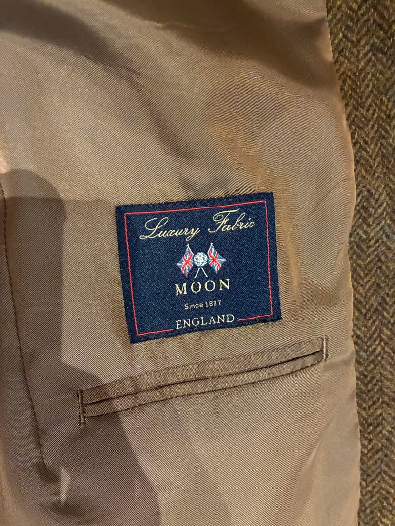 キングスウッド　ツイードジャケット ブラウン　M