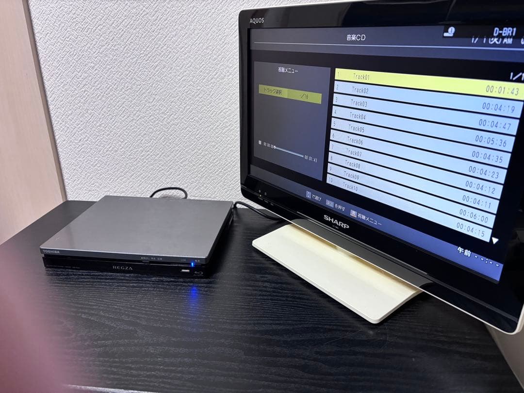 TOSHIBA REGZA DBP-R500 ブルーレイプレーヤー リモコン付き