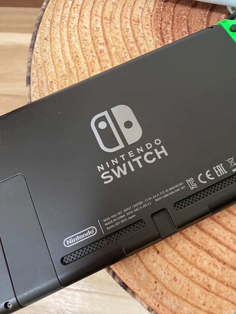 Nintendo Switch ニンテンドースイッチ本体GRN/PNK 箱無し①