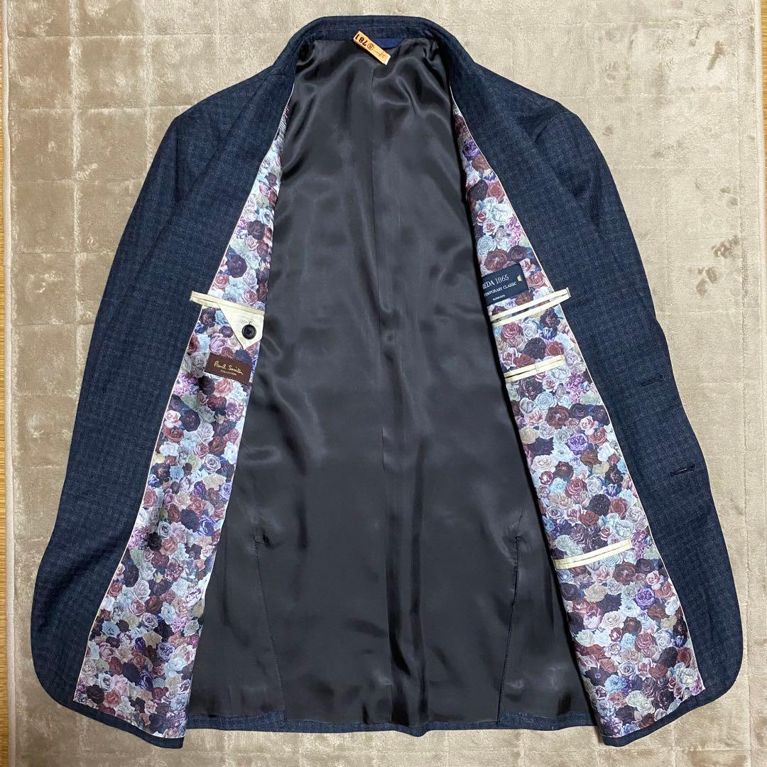 フランネル　ガンクラブチェック　スーツ　ポールスミスコレクション