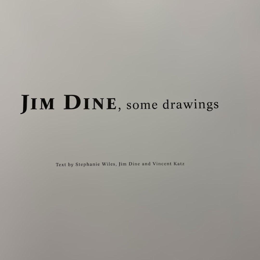 Jim Dine, some drawings　ジム・ダイン画集　洋書