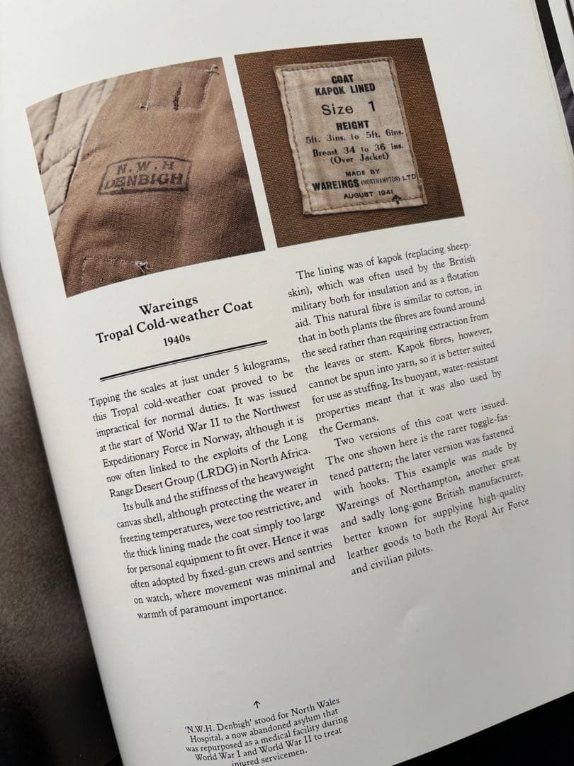 イギリス軍　kapok 40s