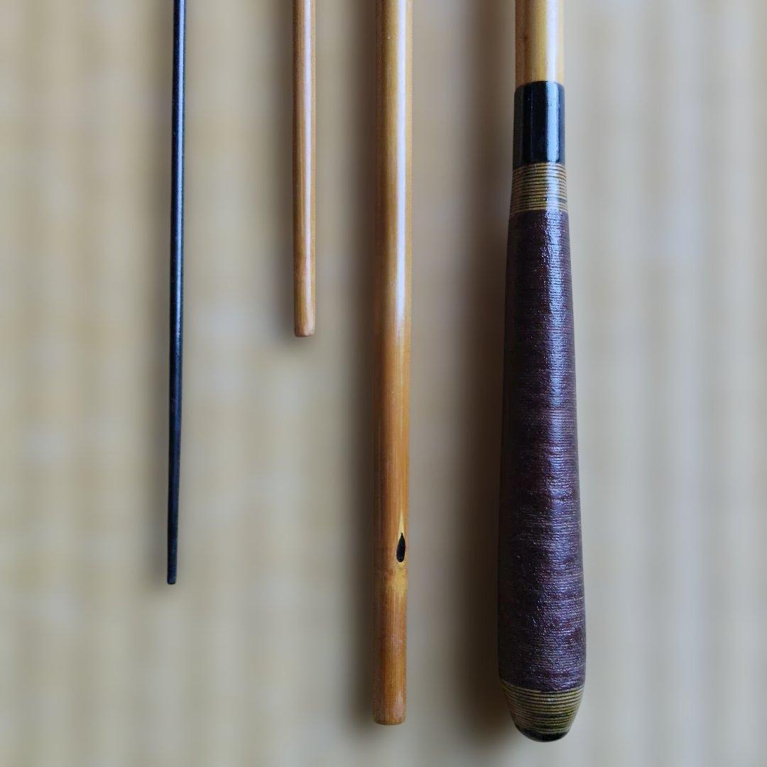 ヘラブナ竿 竹製 4本物