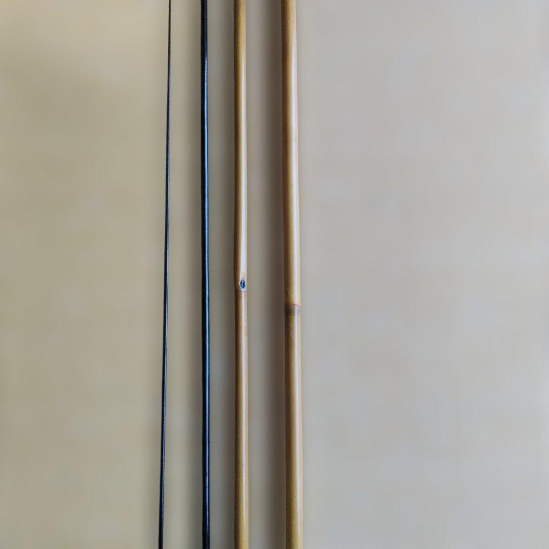 ヘラブナ竿 竹製 4本物