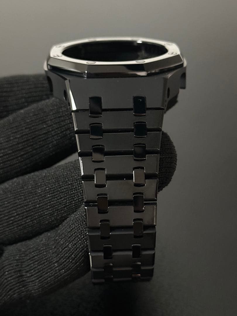 【1点物】G-SHOCK カスタム ベゼル ベルト GA2100 マットブラック