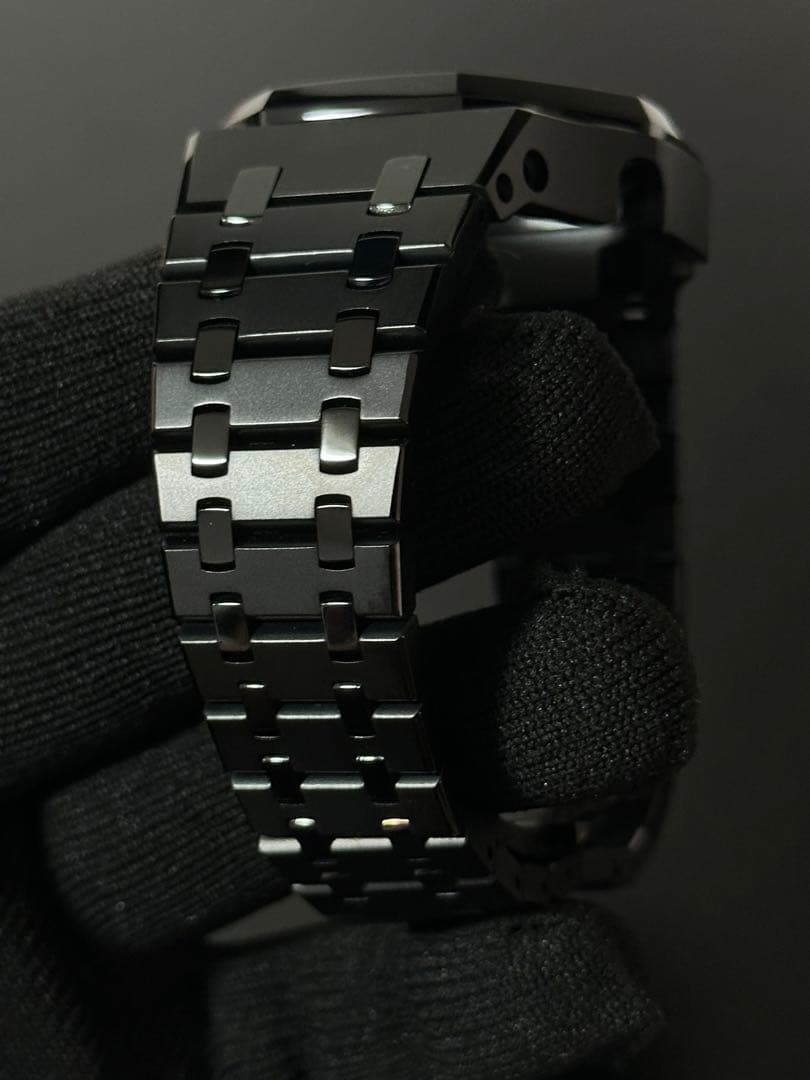 【1点物】G-SHOCK カスタム ベゼル ベルト GA2100 マットブラック