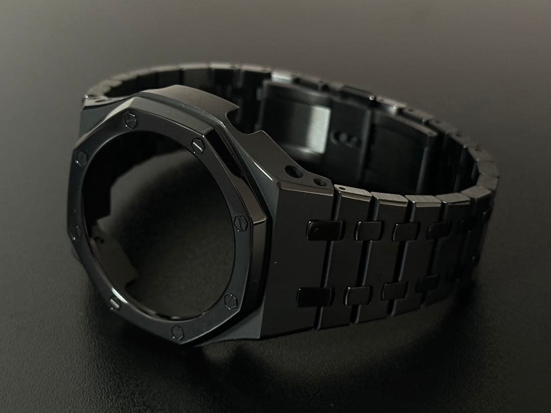 【1点物】G-SHOCK カスタム ベゼル ベルト GA2100 マットブラック