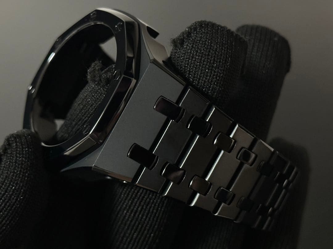 【1点物】G-SHOCK カスタム ベゼル ベルト GA2100 マットブラック