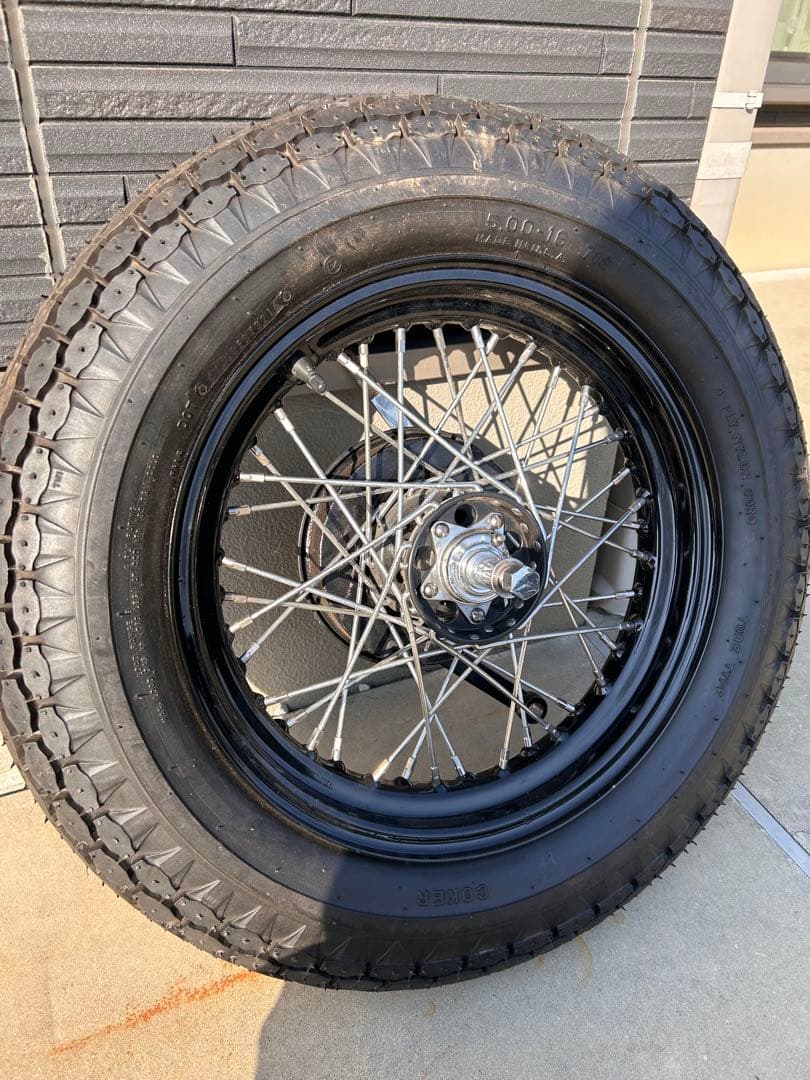 スターハブにメカドラムブレーキ　16インチホイール　コッカータイヤ超お得セット