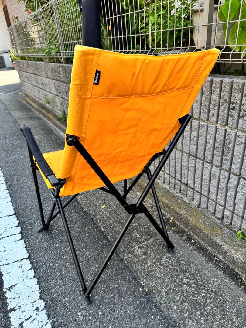 値下げ中　ONWAY オンウェイ スリムチェアコットン 折りたたみ椅子高背もたれ