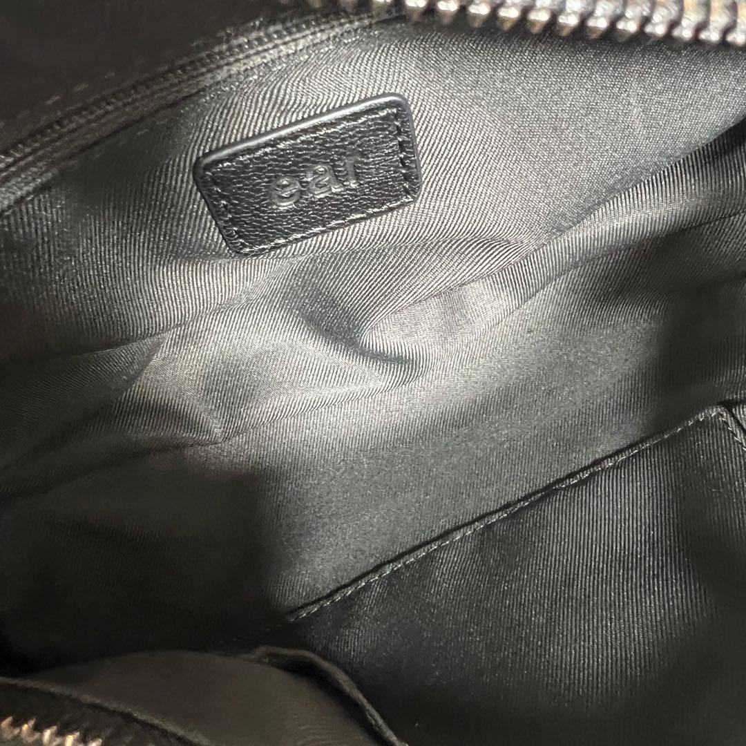 極美品✨　イアパピヨネ ボックスショルダーバッグ　ブラック