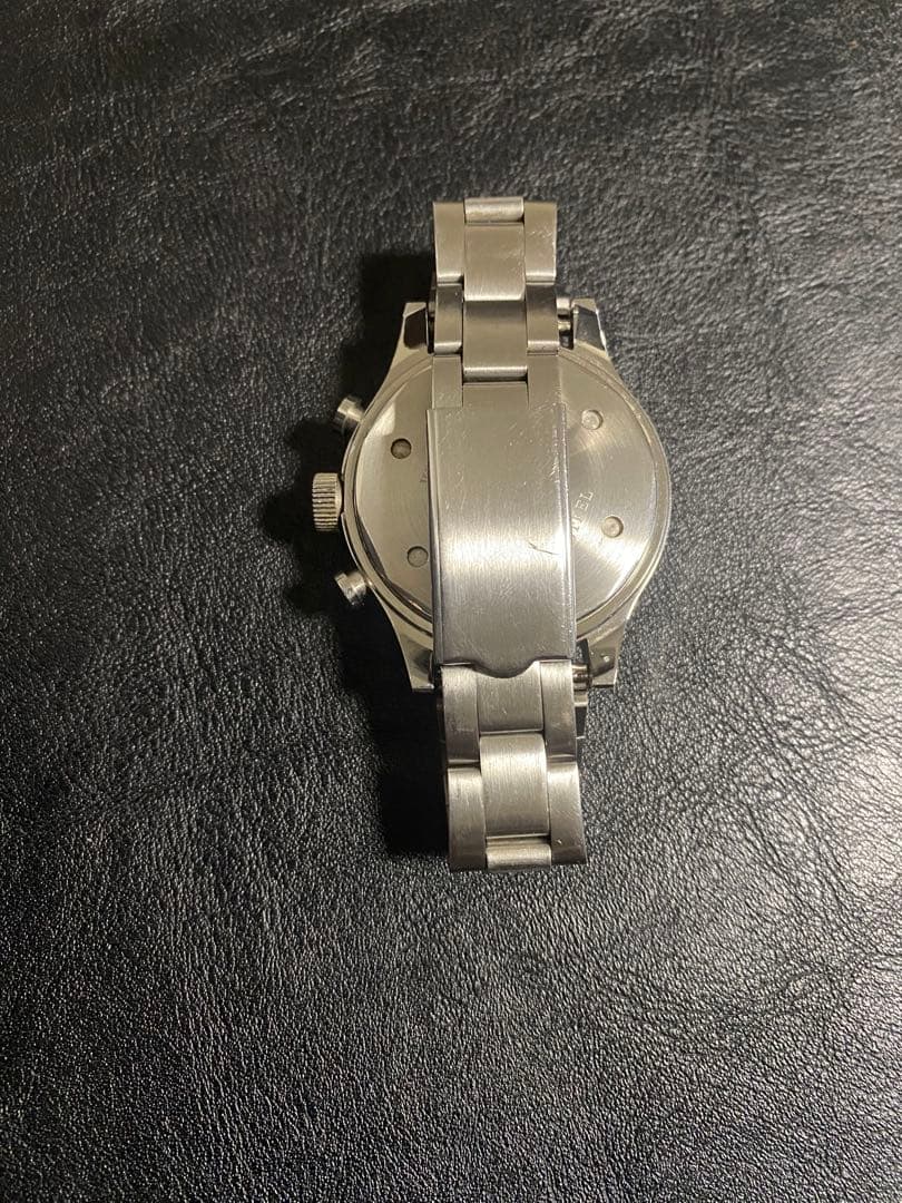 VAGUE WATCH CO. クロノグラフ ブラック　2EYES