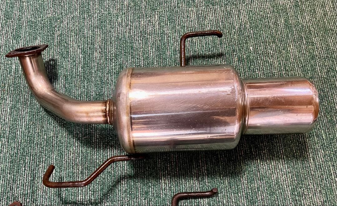 STIゲノムマフラー　2本だしマフラーBL5後期