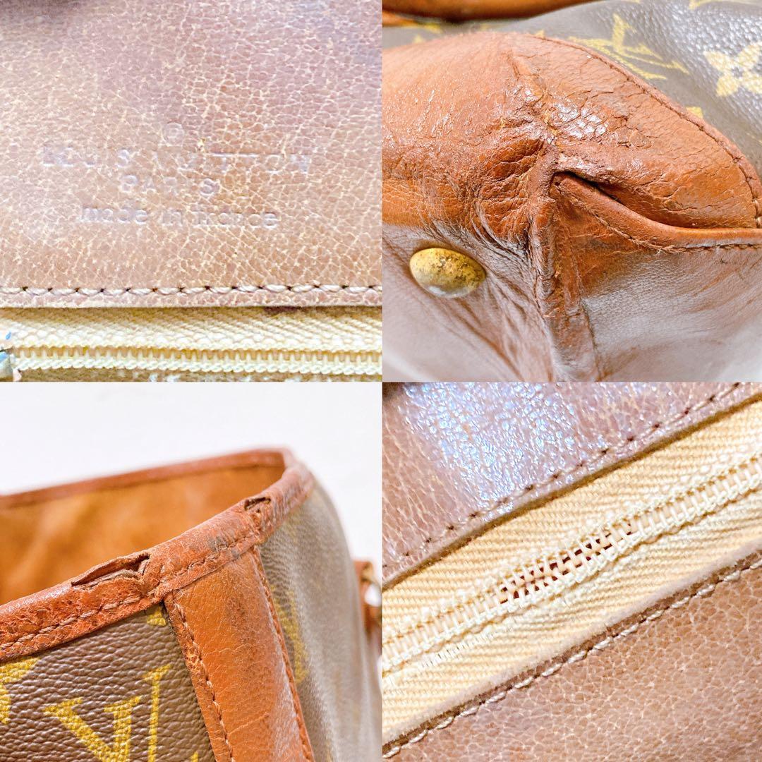 214 ルイヴィトン モノグラム　ハンドバッグ　サックウィークエンドgm