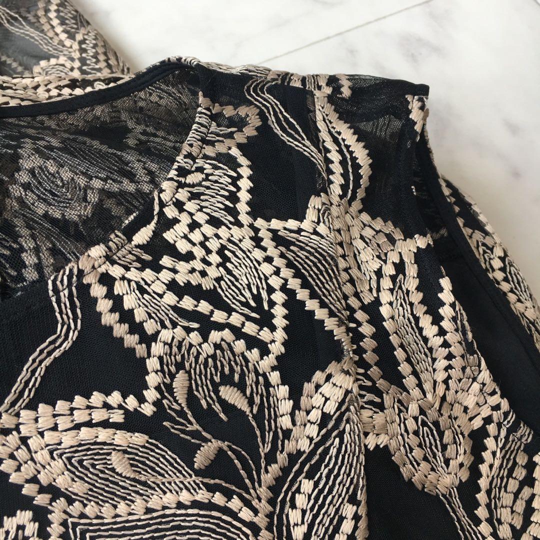 2024年　定価8万円　ANAYI アナイ　エンブロイダリー　ワンピース　38