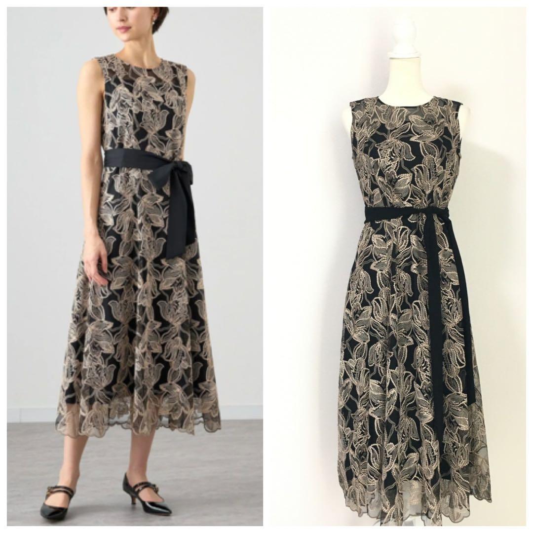 2024年　定価8万円　ANAYI アナイ　エンブロイダリー　ワンピース　38