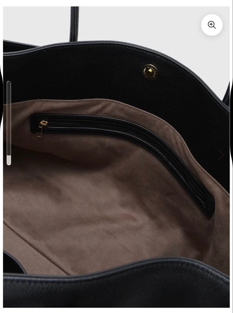 1/25限定価格　新品☆ánuans ブラック ベルトディテールバッグ　トート