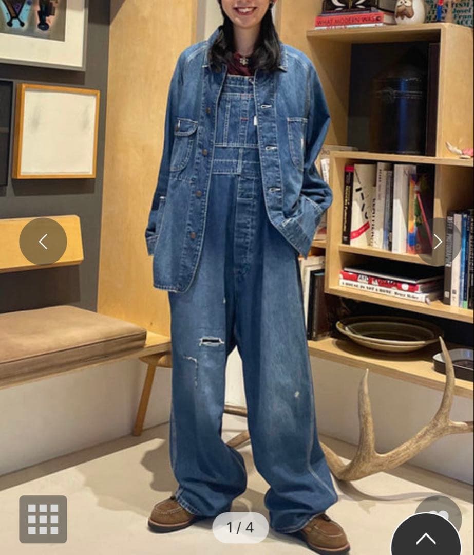 新品未使用タグ付BEAMS BOY【別注】BIGMAC / フェイドカバーオール