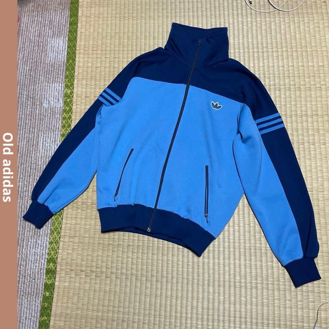 ち*様 70s80s オールドアディダス トラックジャケット　ジャージ上　西ドイ