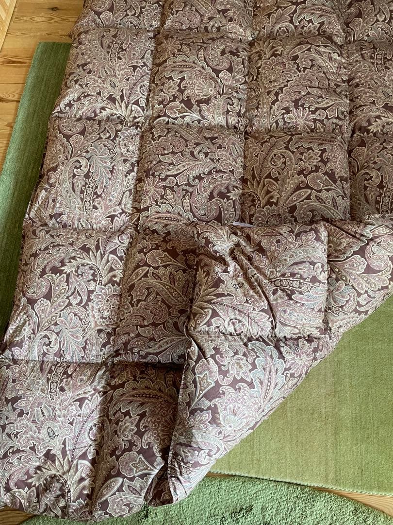 2枚セット　羽毛布団　ポーランド産マザーグース93% 1.3kg入り　極寒地使用