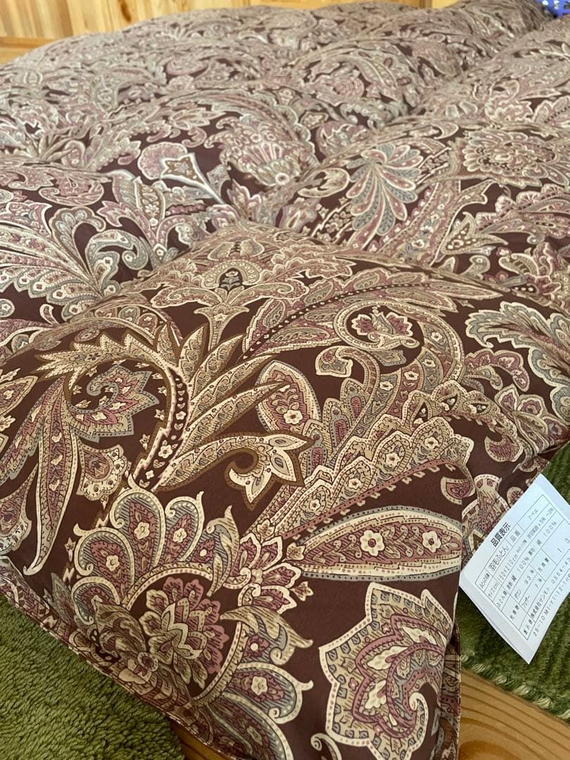 2枚セット　羽毛布団　ポーランド産マザーグース93% 1.3kg入り　極寒地使用