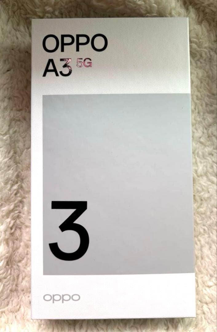 【SIMフリー】OPPO A3 5G 4GB/128GB ブラック