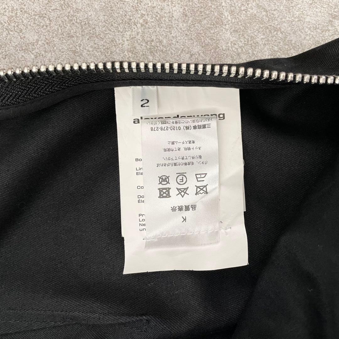 美品★アレキサンダーワン　サファリショーツ　ショートパンツ　ブラック　黒　2