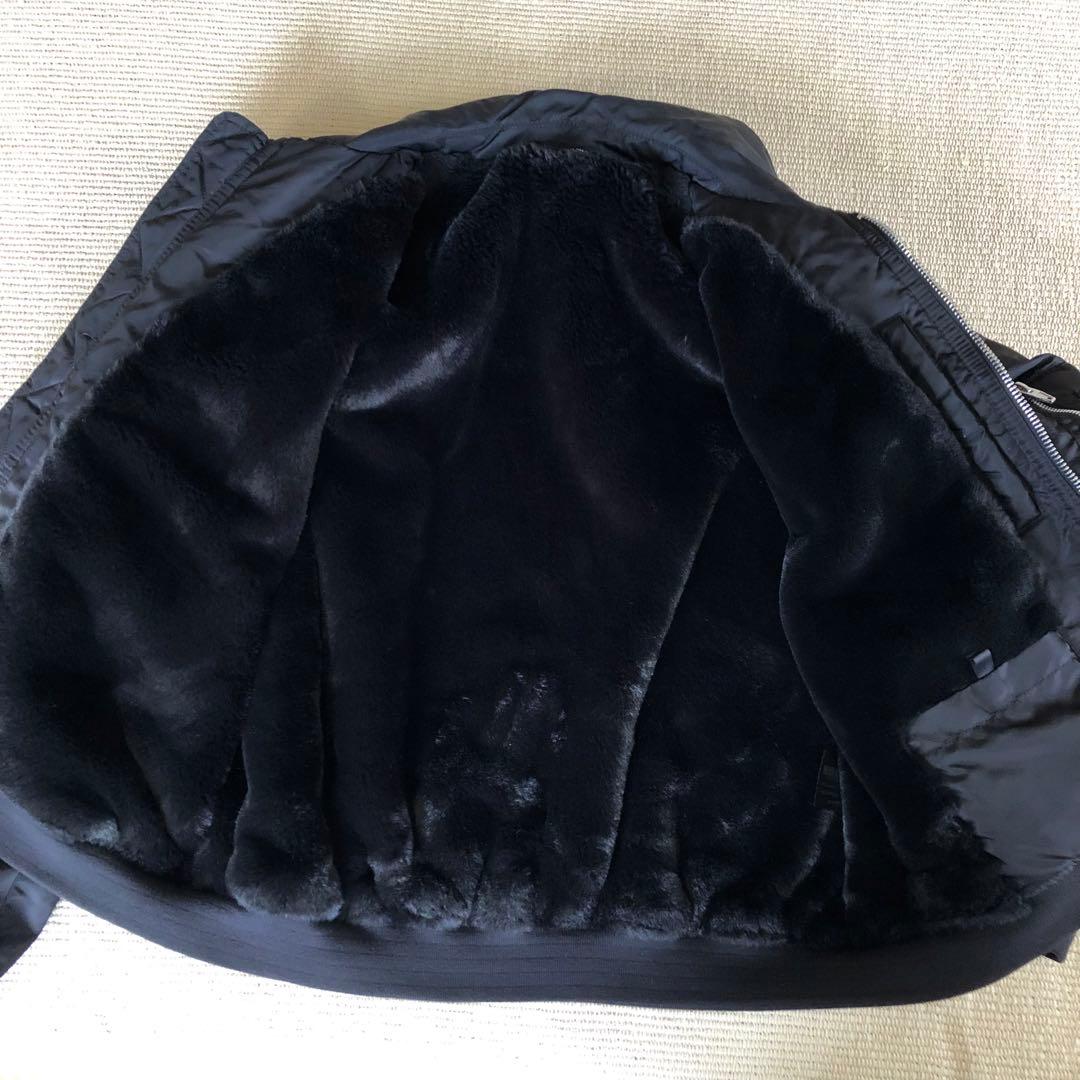 ZARA ザラ テクニカルボンバージャケット フライトジャケット 黒 L