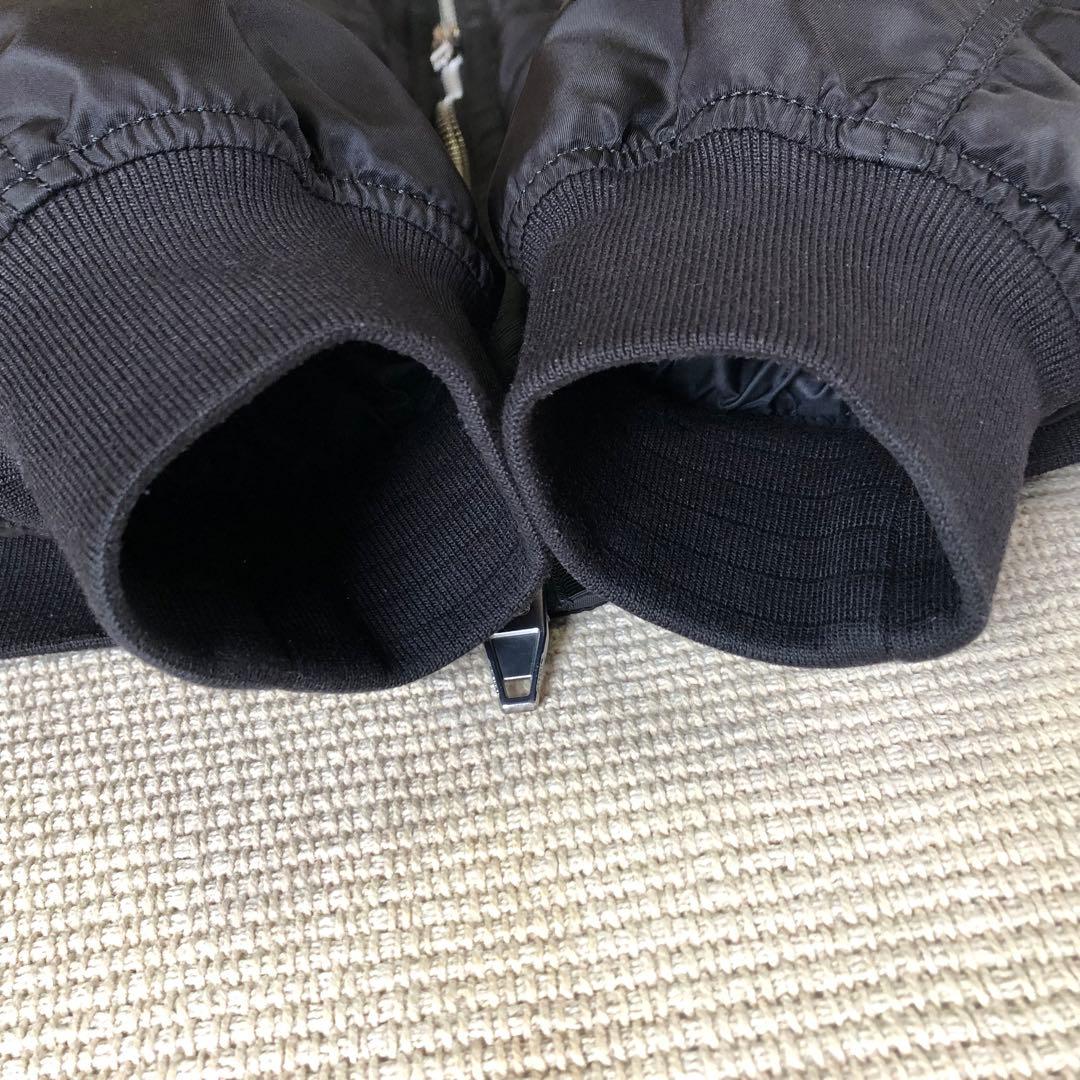 ZARA ザラ テクニカルボンバージャケット フライトジャケット 黒 L