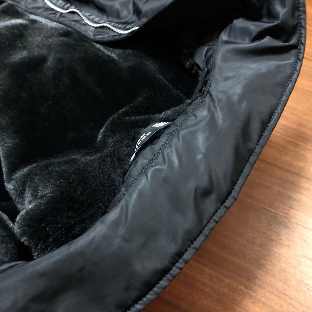 ZARA ザラ テクニカルボンバージャケット フライトジャケット 黒 L