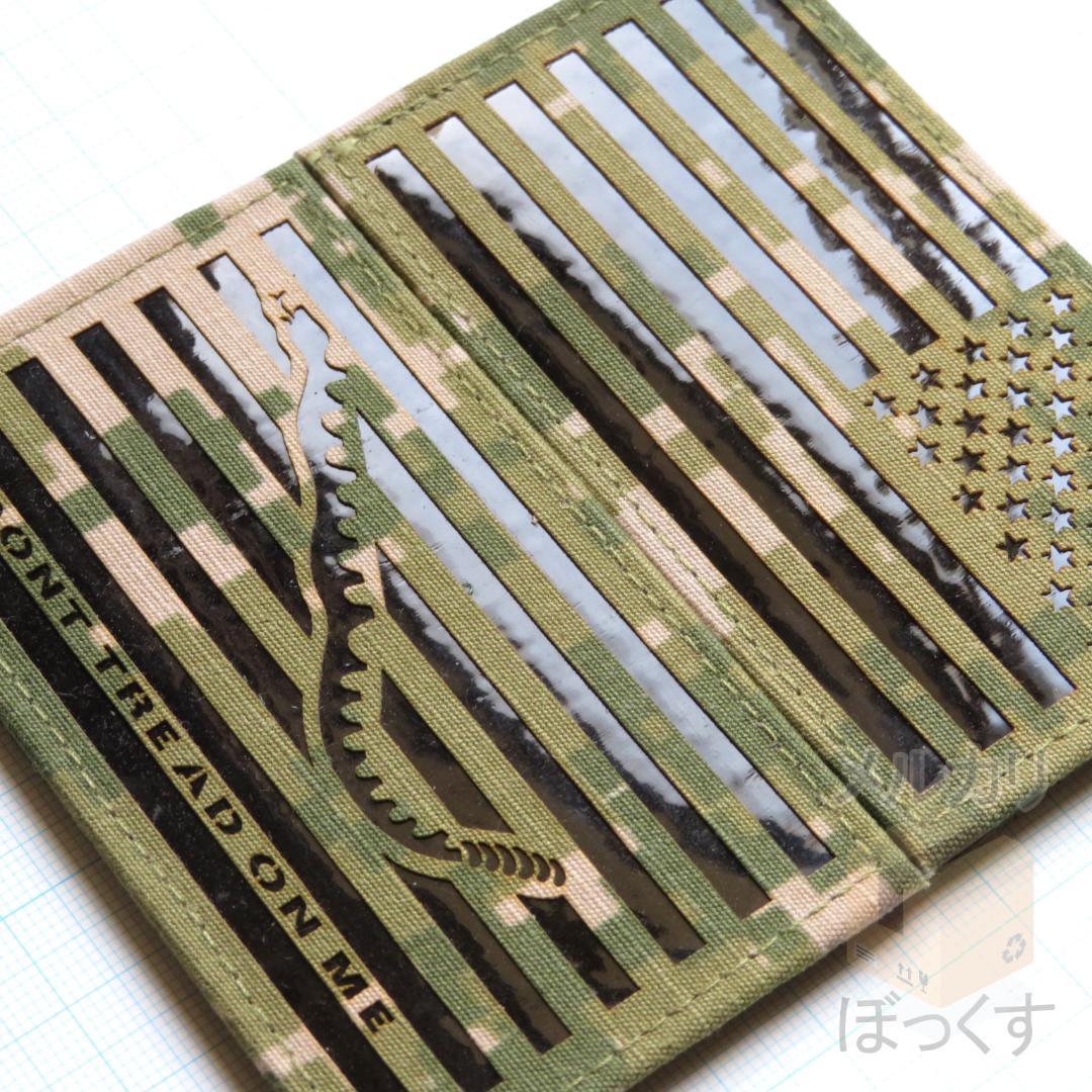 米軍実物未使用品 アメリカ海軍 NWU Type3 IR フラッグ パッチセット