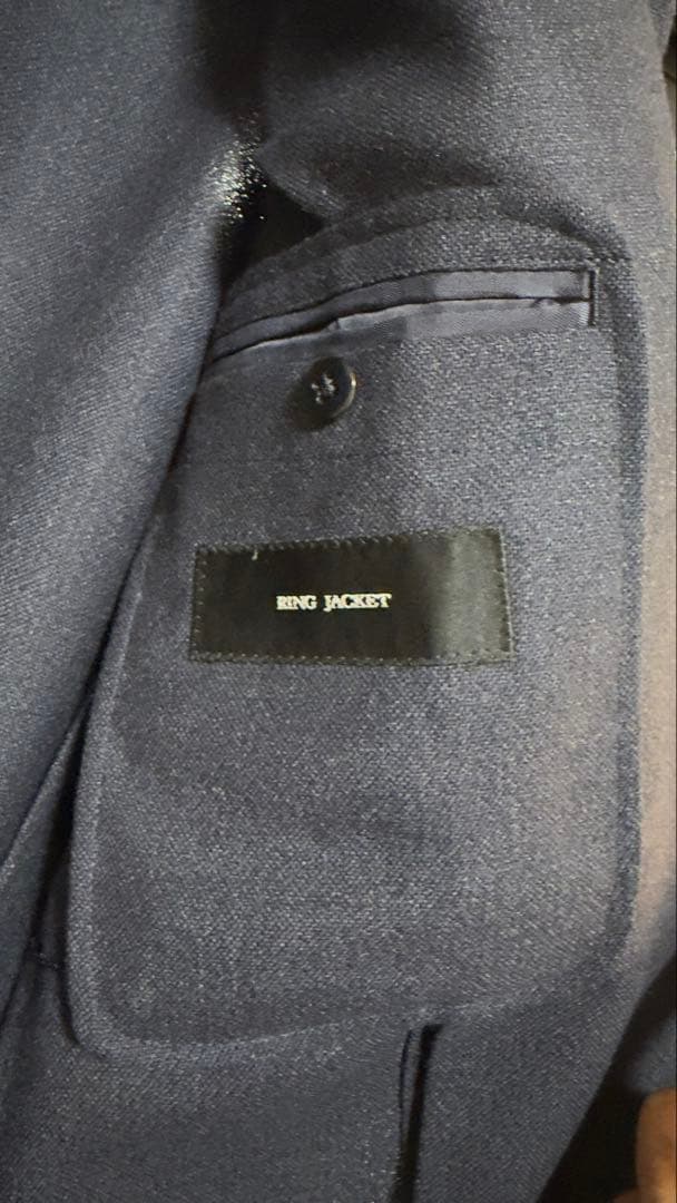 RING JACKET（リングヂャケット）テーラードジャケット 48 ネイビー